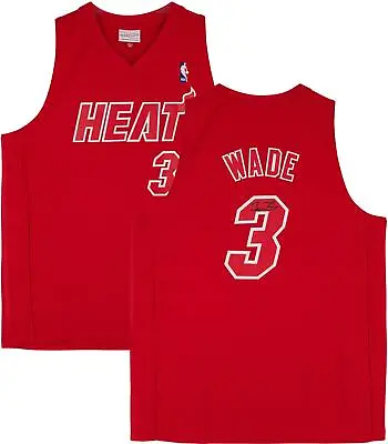 Dwyane Wade Miami Heat Signed Mitchell & Ness 2012 Christmas Day Swingman Jersey • $499.99