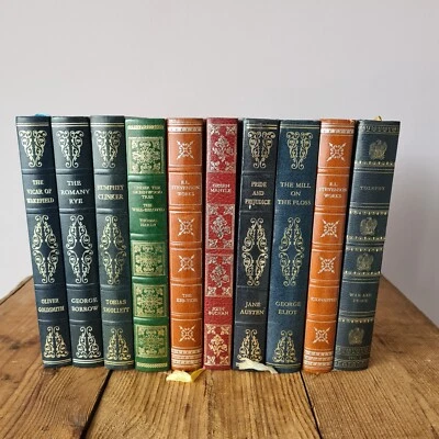 £17.99 • Buy Vintage Classic Literature Heron Book Collection For Display, Books For Décor