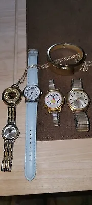 Vintage Watches: Medana Benrus Geneva Lorus Mickey Mouse Mawi • $20