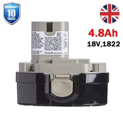 18V 4800mAh Ni-MH Battery For Makita PA18 1822 1823 1833 1834 1835 4334D 8390D • £23.99