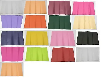 Tissue Paper (5 Sheets In A Pack) Huge Selection Of Colours • £1.99