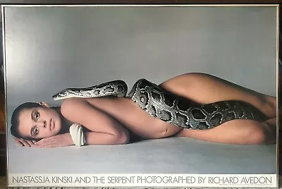 Richard Avedon Natassja Kinski And The Serpent 1981 Framed Poster Print Model • $199.99