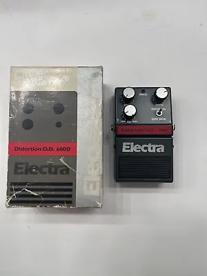 Electra 600D Distortion / O.D. Overdrive Vintage Guitar Effect Pedal MIJ Japan • $155