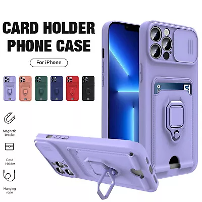 Shockproof Case For IPhone 14 13 12 11 Pro Max XS XR Protective Car Holder Cover • $9.59