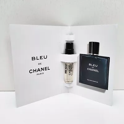 1x Chanel Bleu De Chanel Eau De Parfum Pour Homme Mini Spray Men 1.5ml BrandNEW • £14.24