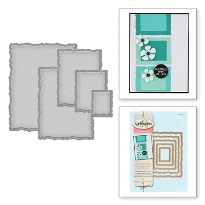 $33.55 • Buy Spellbinders Nestabilities Large Deckled Rectangles S4-202 