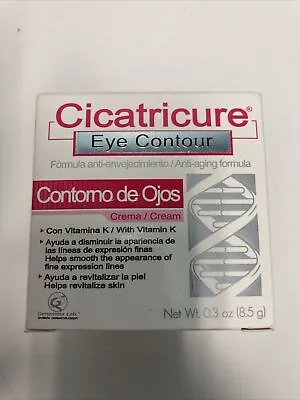 Cicatricure Eye Contour Anti-Aging Formula Cream Vitamin K 0.3oz #0864 • $11.98