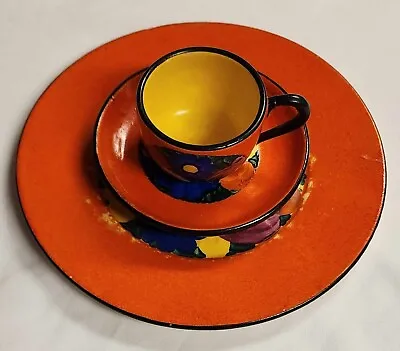 J Mrazek Pleasant Art Industries Czechoslovakia Made Plates & Teacup Set Floral • $35.95