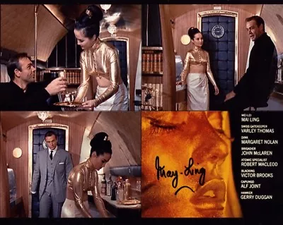 £181.31 • Buy  James Bond Girl Mai Ling In Person Signed Photo From James Bonds Goldfinger 