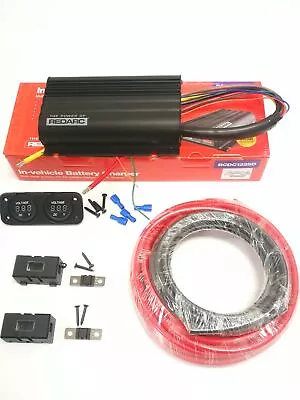 Redarc Bcdc1225d Dual Battery Isolator System Dc To Dc Mppt Install Kit - Rgfc • $625