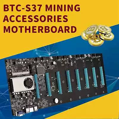 $59.99 • Buy 1PC New BTC-S37 ETC Miner Motherboard 8 GPUs 8 PCIE Graphics Card With CPU94