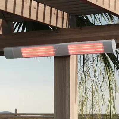 £35.95 • Buy Outdoor Electric Patio Heater Wall Mounted Indoor Warmer Halogen Infrared Remote