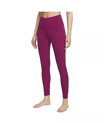 Nike Yoga Dri-fit High-rise 7/8 Leggings Womens Color Berry • $29.99