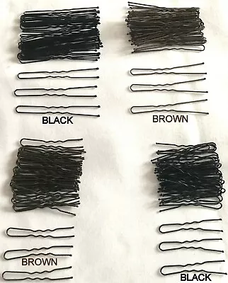 £2.69 • Buy Bun Pins Ladies Bob Kirby Hair Grips PK Of 30 Slides Wavey Bobby Fashion Styling