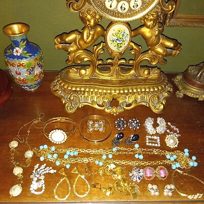 Vintage Rhinestone Jewelry Lot • $49.99