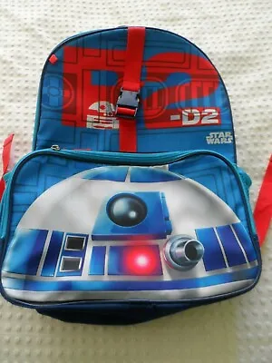 NEW Star Wars R2-D2 Two Compartment Padded Straps Backpack • $29