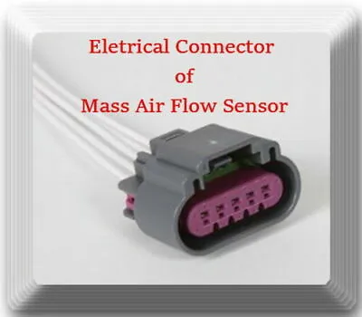 Connector Of Mass Air Flow Sensor MAS0272 Fits: GM GMC Saturn Suzuki 2007-2014  • $12.99