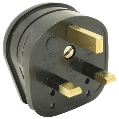 MK 646 CHAR 13A Charcoal Safety Plug • £24.69