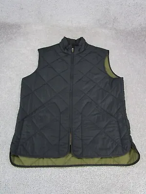 J.Crew Vest Mens Small Navy Blue Quilted Mock Neck Zip Up • $29.99