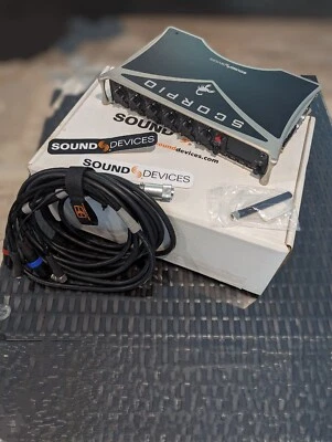 $6100 • Buy Sound Devices Scorpio 32-Channel/36-Track Portable Mixer-Recorder For Pro Audio 