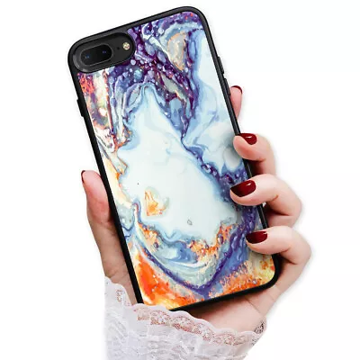 $9.99 • Buy ( For IPhone 8 ) Back Case Cover PB13204 Abstract Marble