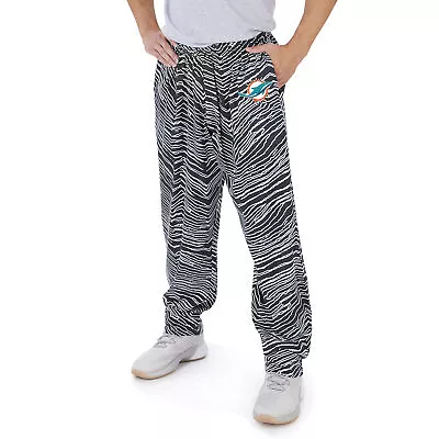 Zubaz NFL Men's Miami Dolphins Zebra Outline Comfy Pants • $34.99