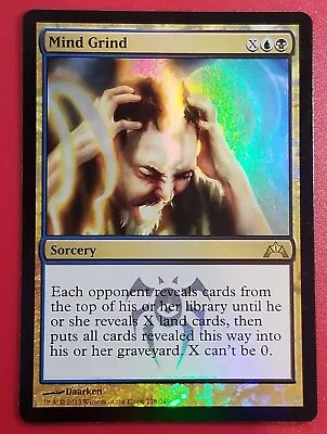 MTG Gatecrash FOIL * MIND GRIND Dimir Mill EDH  Rare Blue Black NM/MINT Daarken • $19.99