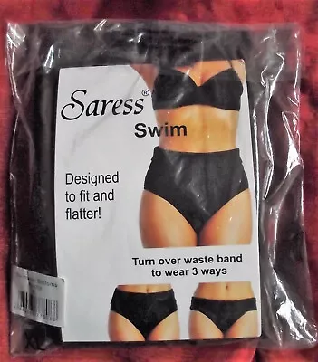 £5.99 • Buy SARESS Swimwear  3 Way Bikini Brief Mocha Large BNWT