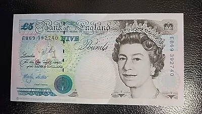 1990 Bank Of England Five  Pounds London • $10