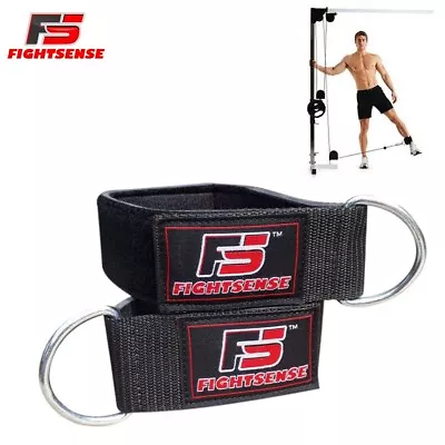 Ankle D-Ring Strap Thigh Pulley Lifting Padded Multi GYM Cable Attachment • $7.99