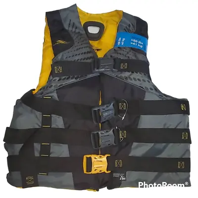 Stearns Life Vest Jacket Adult Infinity Water Sports Black Antimicrobial L/XL • $42.99