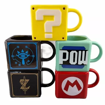 Nintendo ZELDA Super Mario 3D Shaped Mug - Coffee Cup - Boxed • $50.20