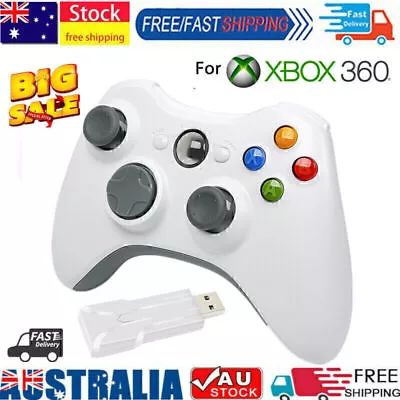 2.4G Wireless Controller For Microsoft Xbox 360 PC Windows 7 8 10 Laptop Console • $30.99