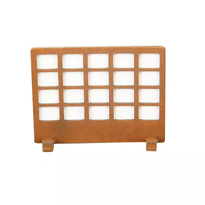  1PC Wooden Room Divider Decorative Screen Panel For Doll House Living Room • $9.49