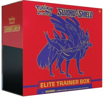 $79.99 • Buy TCG Sword & Shield Zacian Elite Trainer Box
