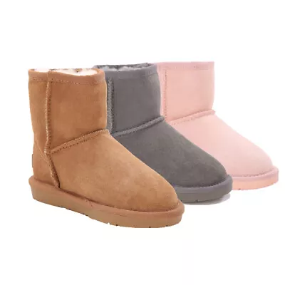 UGG Boots Unisex Kids Child Mini Classic Australian Premium Soft Sheepskin Wool • $39.99