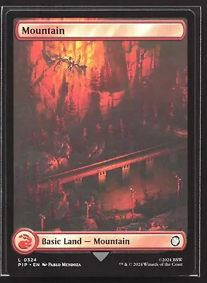 Mountain - MTG Universes Beyond: Fallout - Basic Land - #0324 • $1.49