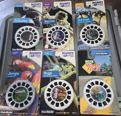 Lot Of 6 Sealed NEW Viewmaster Reels - Discovery Channel Etc. • $49.99