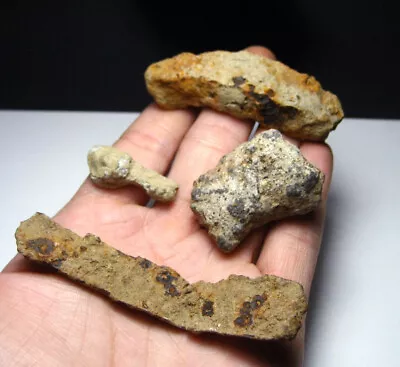 Gettysburg Civil War Relic Lot Dug At Culp's Hill 2 Shell Fragments Plate Hook? • $35