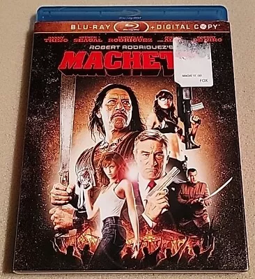 Machete (Blu-Ray + Digital Copy) W/Slipcover Robert Rodriguez Danny Trejo 2-Disc • $9.99