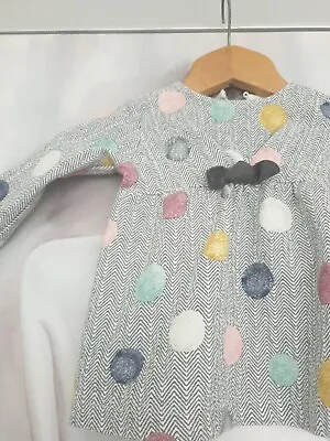 Zara Girls 3 To 6 Months Spotty Dress • £3