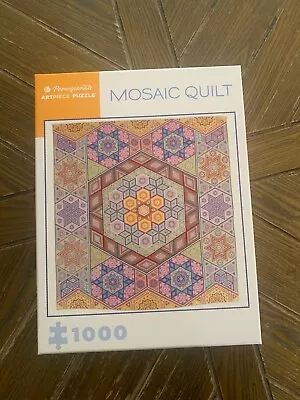 Mosaic Quilt 1000 Piece Puzzle Pomegranate Artpiece New • $19