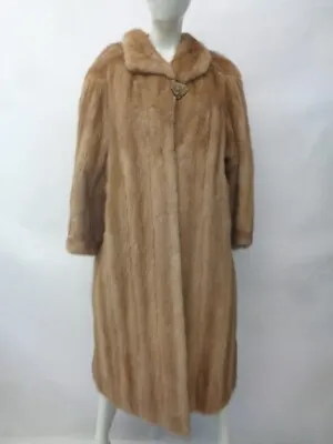 Excellent Canadian Pastel Mink Fur Coat Jacket Women Woman Size 8-10 New Lining • $395