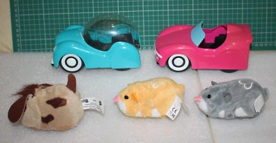 £16.49 • Buy Fur Real Dog Hasbro ZhuZhu SpinMaster + GoGo Pets 2X Hamsters + CARS PINK & BLUE