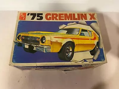 Vintage 1975 AMT '75 GREMLIN X Funny Car ORIGINAL ISSUE MIB SEALED  • $69.95