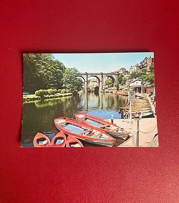 Yorkshire Postcard Knaresborough On River Nidd  By J. Arthur Dixon (E90)  • £3.75