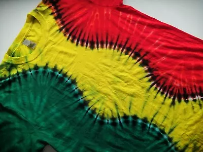 Reggae Centipede Tie Dye T-Shirts Men's Women's Jamaica Flag Unisex • £10.50