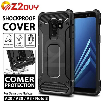 $7.59 • Buy Armor Case For Samsung Galaxy A20 A30 A8 2018 Note 8 J5 J2 Pro Shockproof Cover 