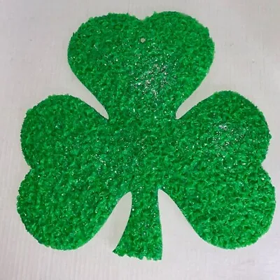 Vintage Melted 14  Plastic Popcorn Hanging Decoration St Patrick Shamrock Clover • $19.99