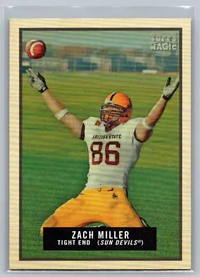 2009 Topps Magic #10 Zach Miller Arizona State Sun Devils Football Card • $1.79